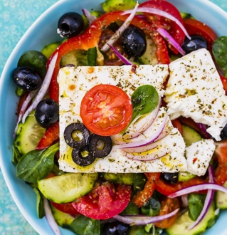 Healthy Greek-ish Salad